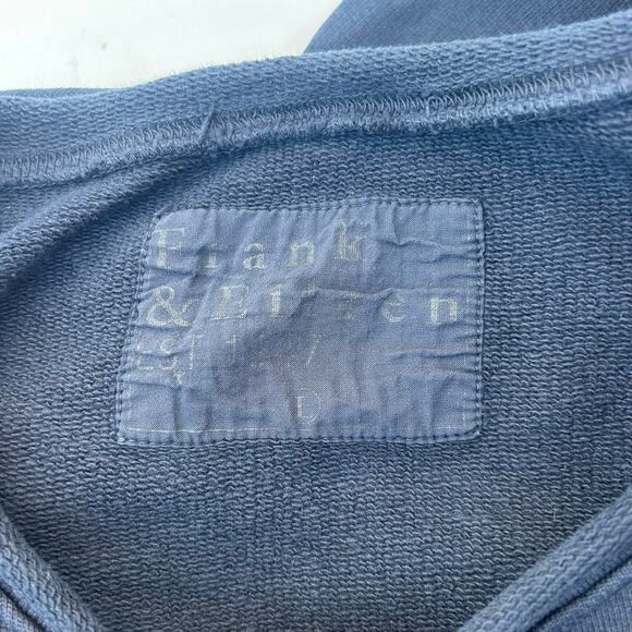 Frank & Eileen Boyfriend Crewneck Sweatshirt Pullover Black Large Tee Lab Cotton - Picture 8 of 8